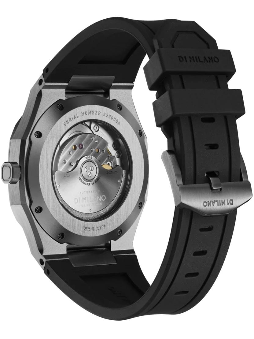 D1 Milano D1 Milano Automatico ATRJ11,  италия мужские часы на браслете каучук боковой вид