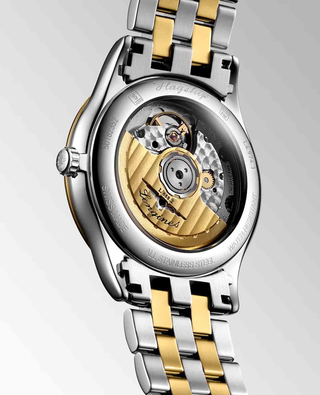 Longines Longines Flagship L4.974.3.22.7 , наручные женские часы фото под углом