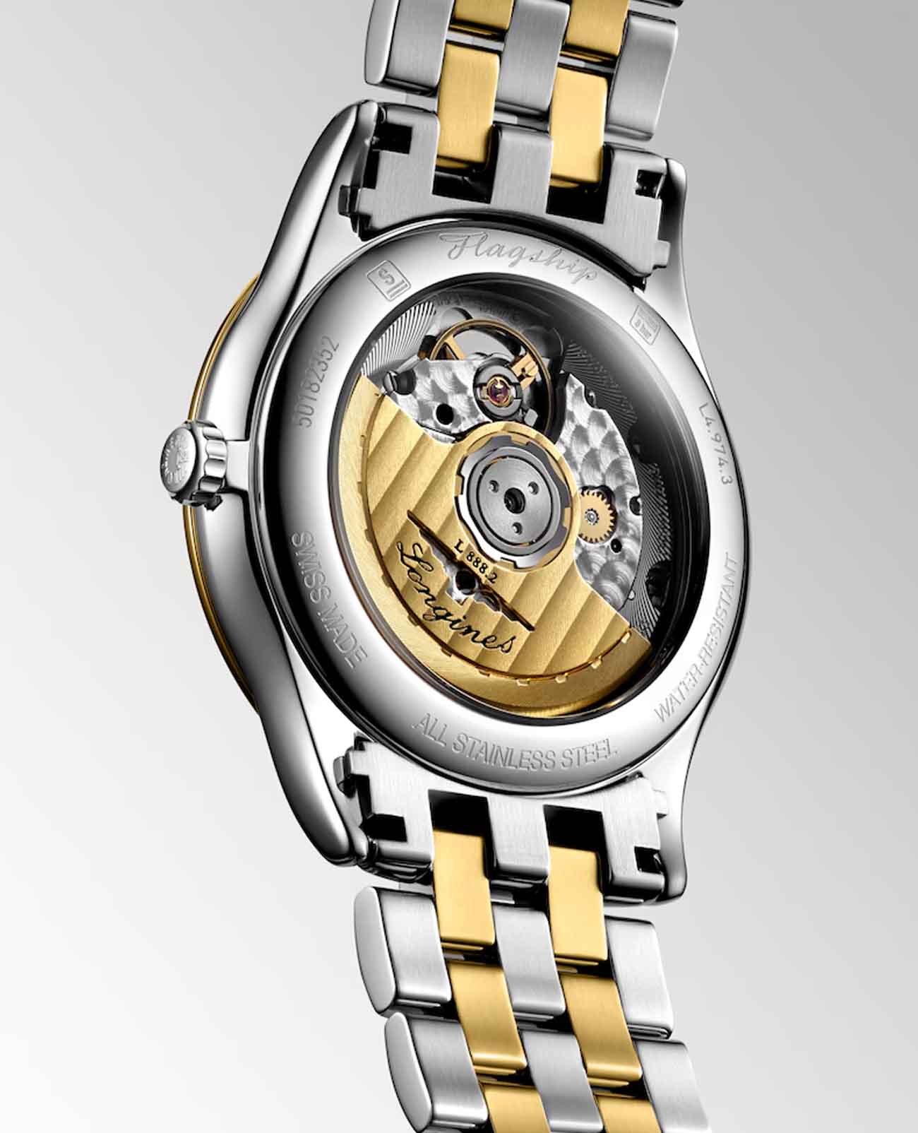 Longines Longines Flagship L4.974.3.21.7 , наручные женские часы фото под углом