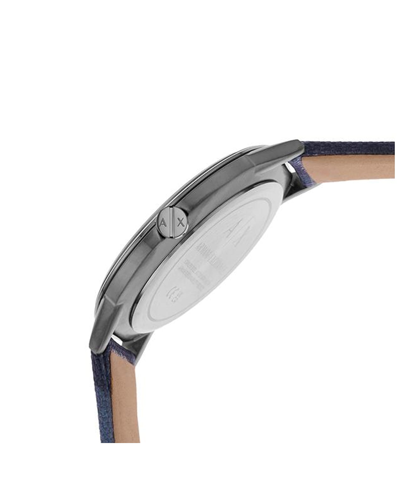 Armani Exchange Armani Exchange Cayde AX2750 кварцевые мужские часы часы крупный план синий циферблата