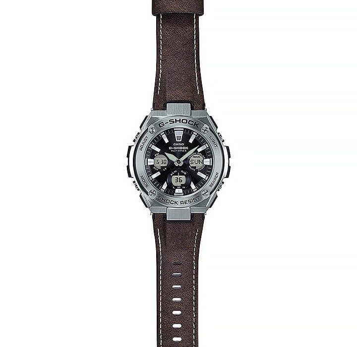 Оригинальные часы Casio Casio G-Shock GST-W130L-1A электронные калибр механизма  общий вид