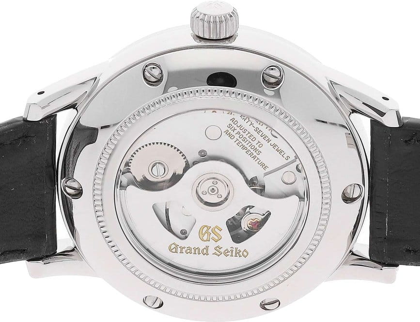 Seiko Seiko Grand Seiko SBGJ219G мужские часы черный циферблат на запястье