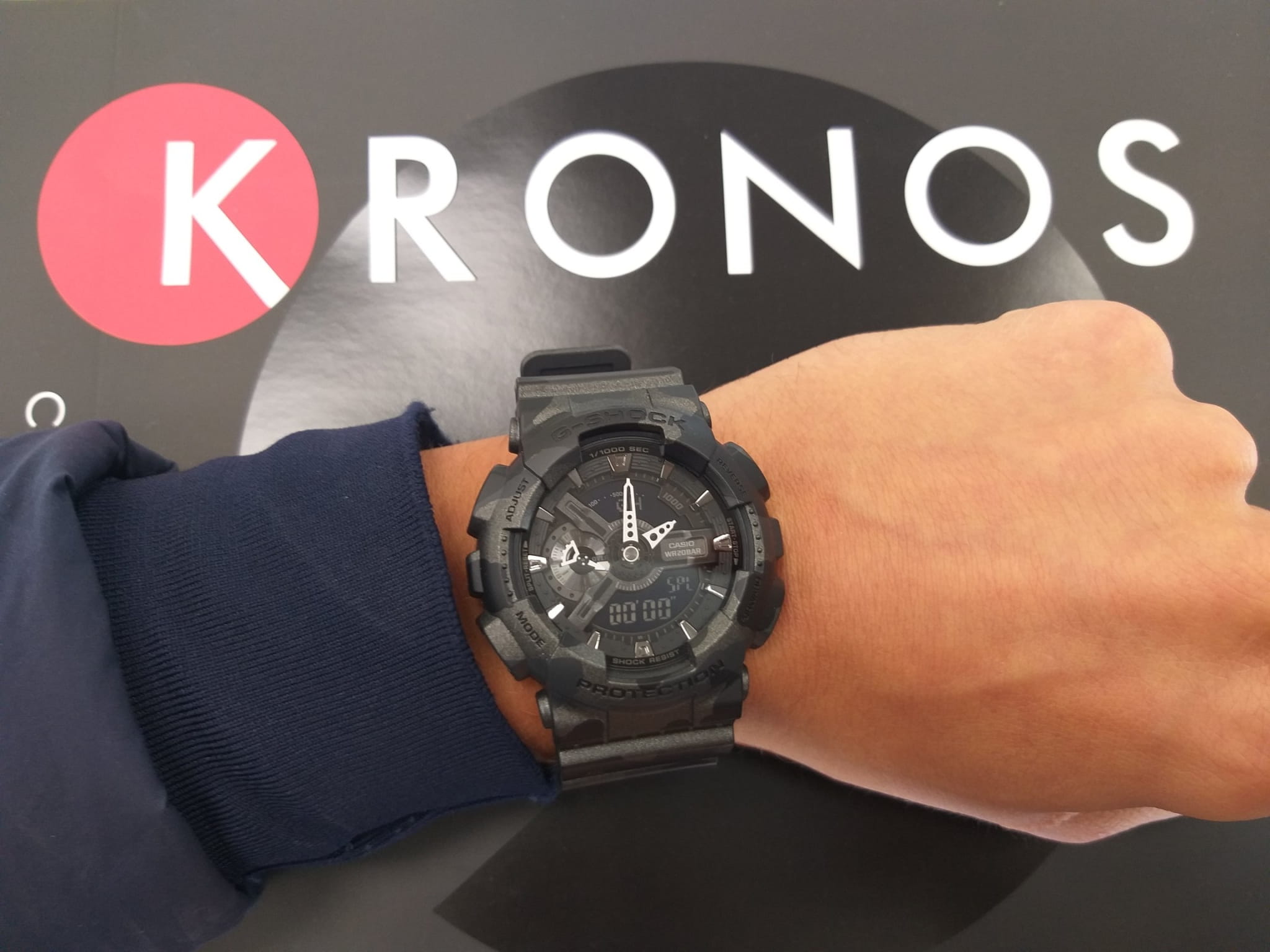 Оригинальные часы Casio Casio G-Shock GA-110CM-1A электронные калибр механизма  общий вид