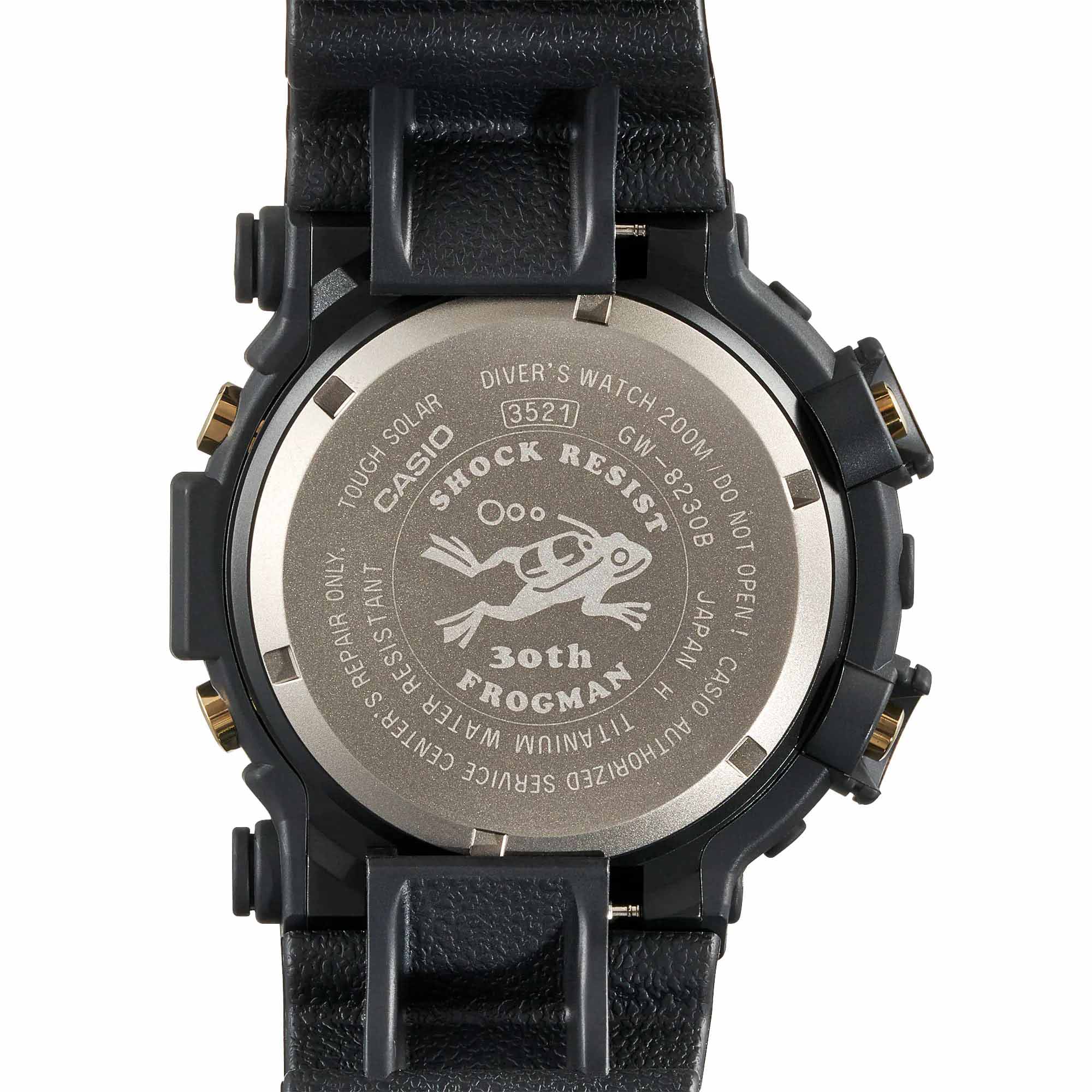 Casio Casio G-Shock GW-8230B-9A, g-shock япония мужские часы на браслете пластик боковой вид