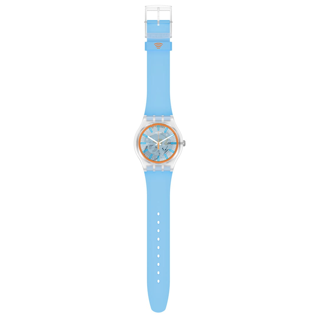 Swatch Swatch New Gent Swatch Pay! SVIK102-5300 , наручные женские часы фото под углом