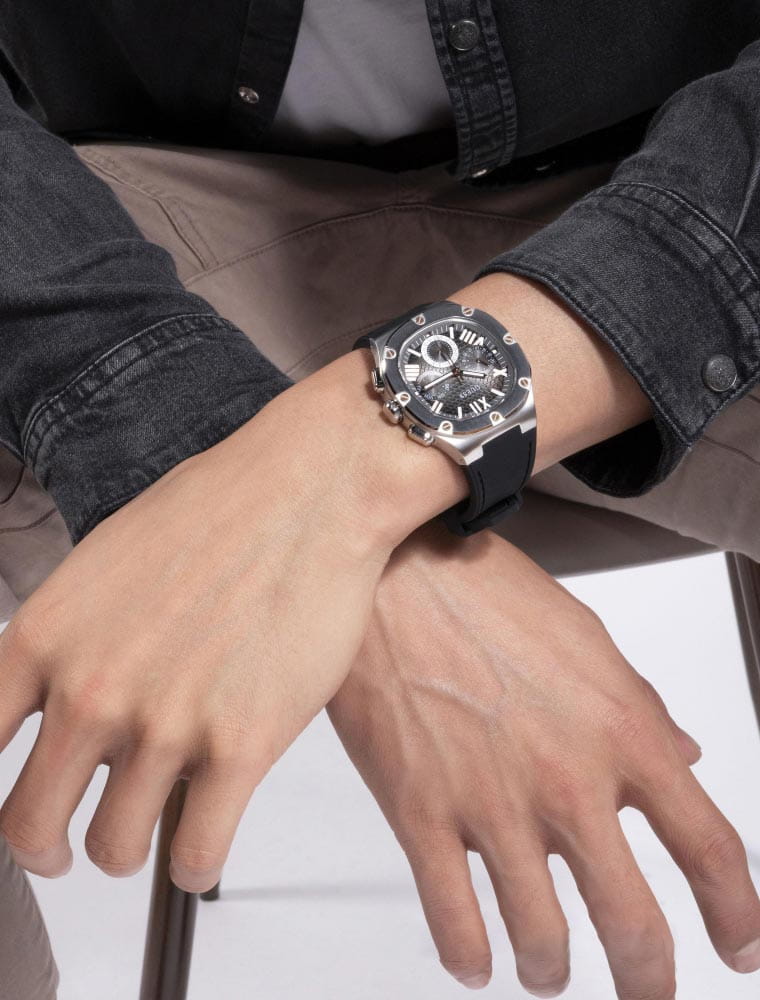 Guess Guess Headline GW0571G1 сша наручные мужские часы заводная головка с логотипом Guess