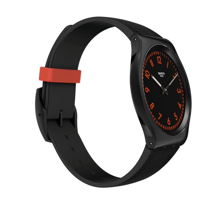 Swatch Swatch Skin Irony 42 SS07B106 женские часы черный циферблат на запястье