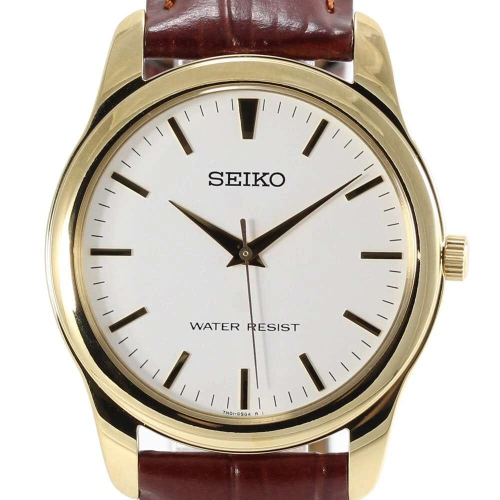 Seiko Seiko Spirit SCXP032 женские часы белый циферблат на запястье