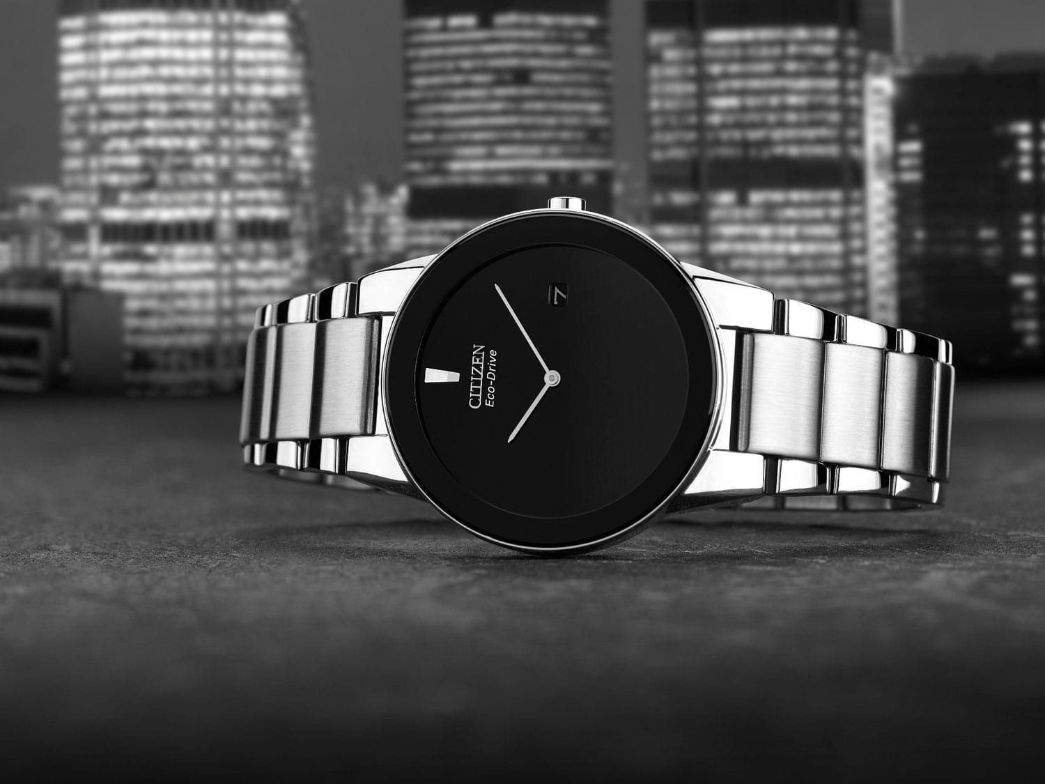 Citizen Citizen Eco-Drive Axiom AU1060-51E мужские часы черный циферблат на запястье