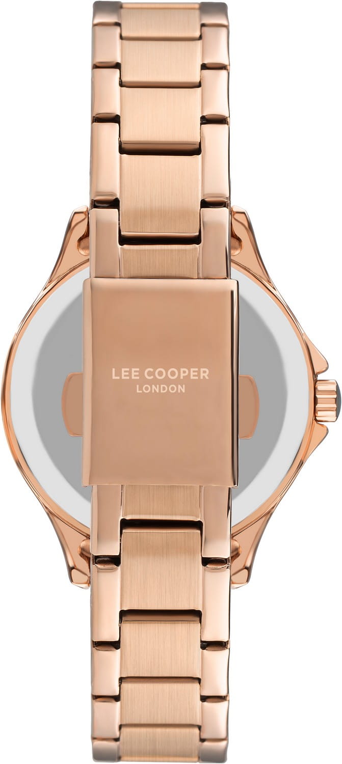 Lee Cooper Lee Cooper LC07512.420,  англия женские часы на браслете нержавеющая сталь с ip-покрытием боковой вид