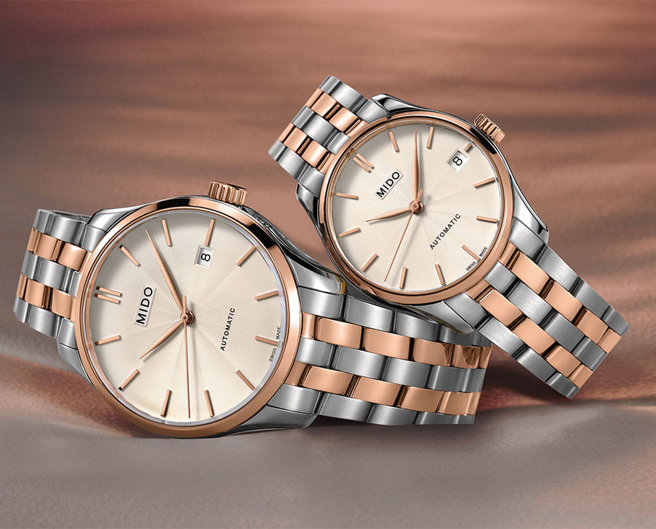 Mido Mido Belluna Lady M024.207.22.031.00, belluna швейцария женские часы на браслете сталь c pvd покрытием боковой вид