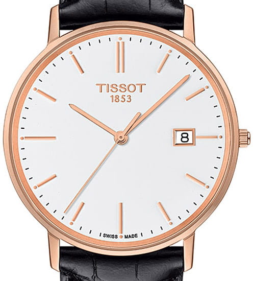 Tissot Tissot Goldrun 18K Gold T922.410.76.011.00 мужские часы белый циферблат на запястье