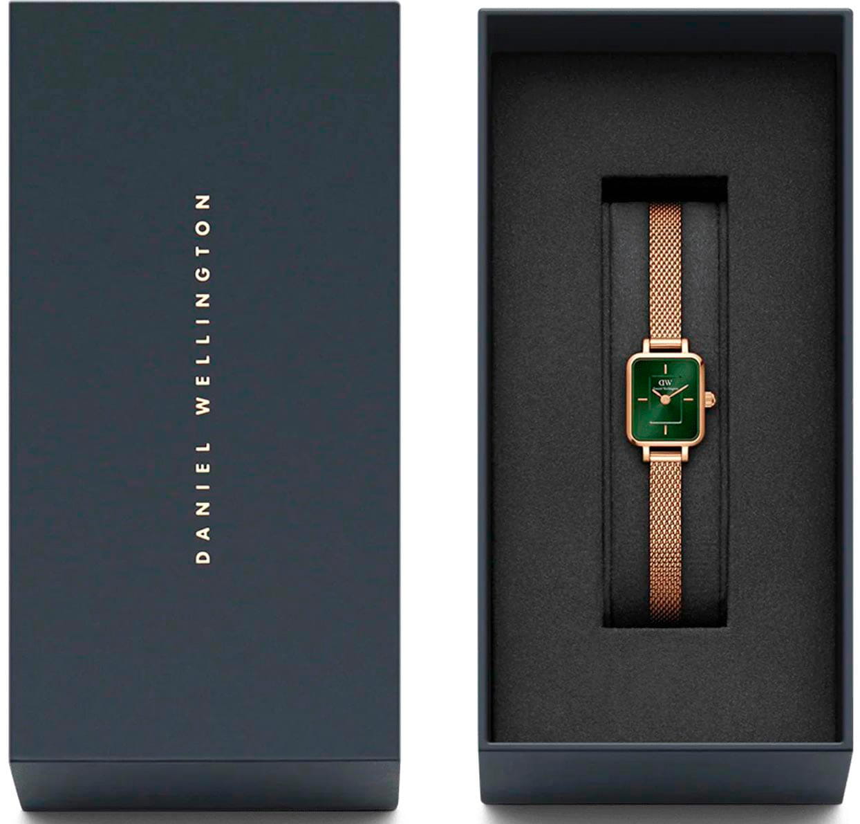 Daniel Wellington Daniel Wellington Quadro Mini Melrose Emerald DW00100648  — детали корпуса и сталь c pvd покрытием