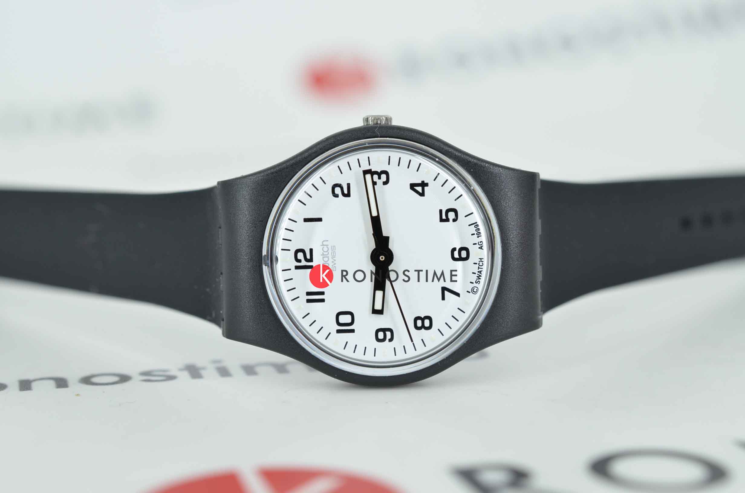 Swatch Swatch Lady LB153, gent швейцария женские часы на браслете пластик боковой вид