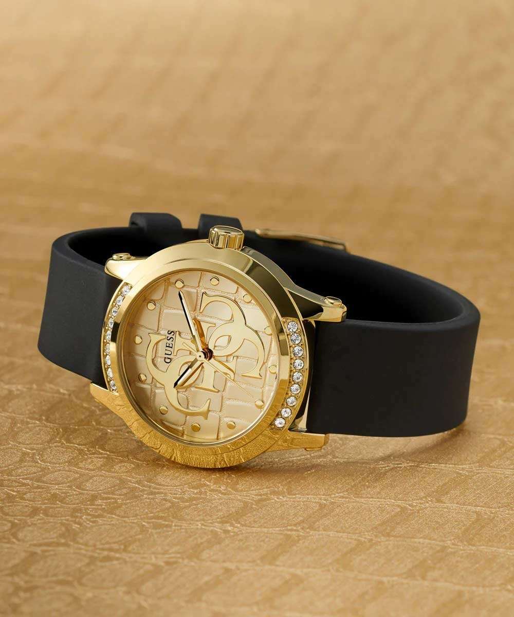 Guess Guess Trend GW0860L1,  сша женские часы на браслете силикон боковой вид