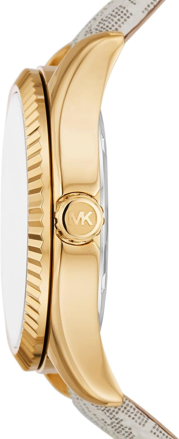 Michael Kors Michael Kors Lexington MK4746,  сша женские часы на браслете кожаный боковой вид