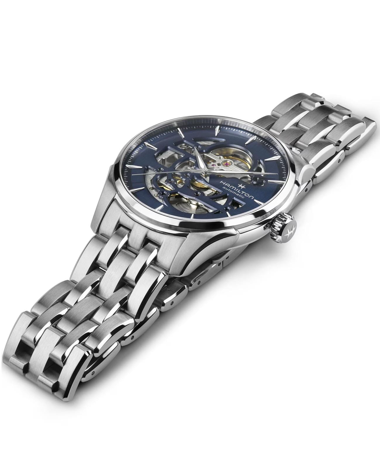 Hamilton Hamilton Jazzmaster Skeleton Auto H42535141  - задняя крышка сталь корпуса, швейцария часы