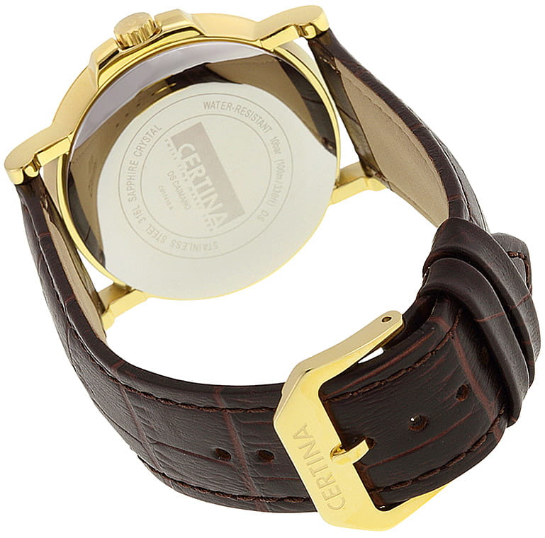 Certina Certina C017.210.36.037.00, ds podium швейцария женские часы на браслете кожаный боковой вид