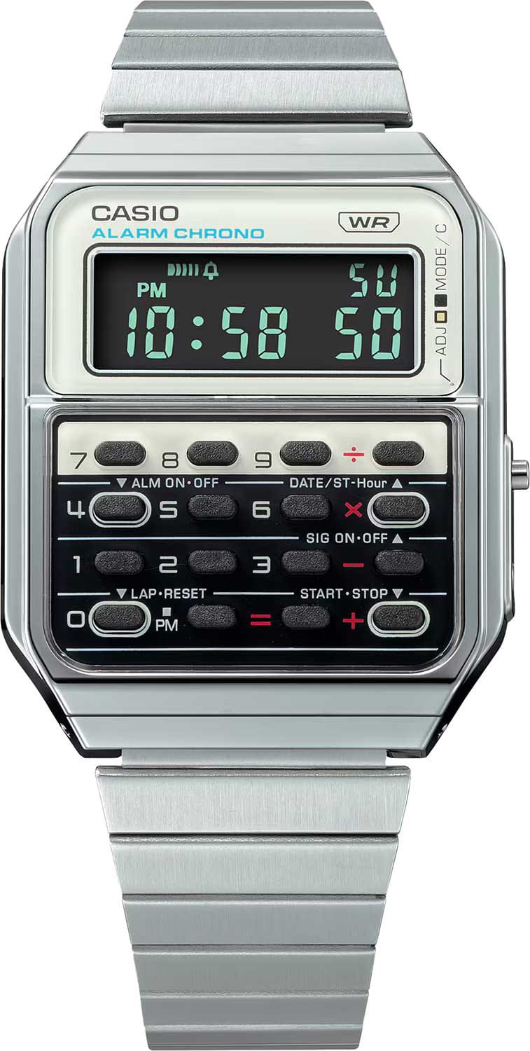 Casio Casio Vintage CA-500WE-7B , наручные мужские часы фото под углом