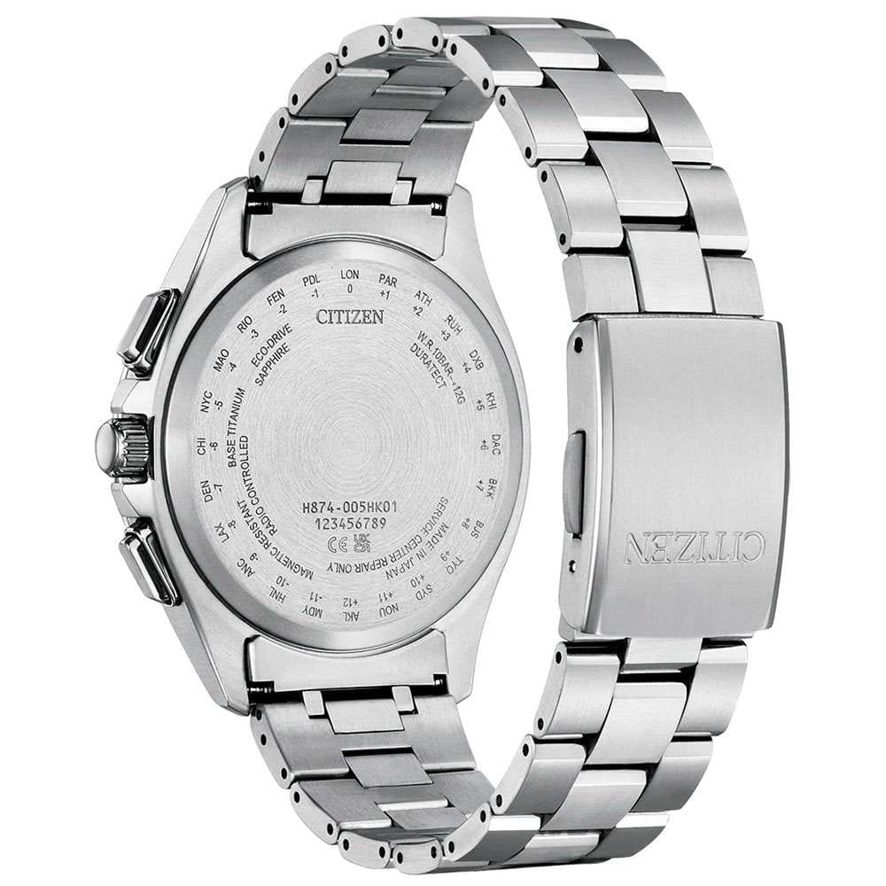 Citizen Citizen Attesa BY1001-66E,  япония мужские часы на браслете титановый боковой вид