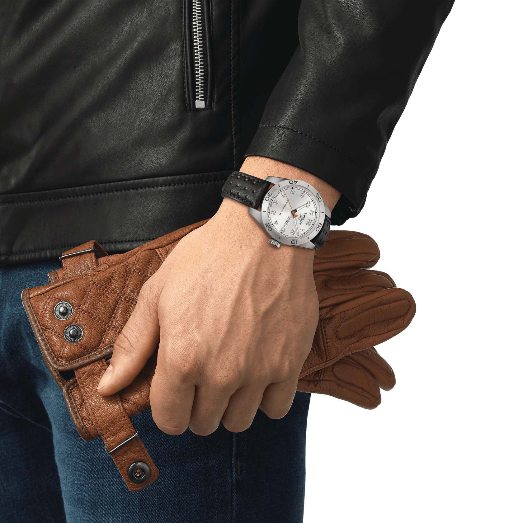 Tissot Tissot PRS 516 Powermatic 80 T131.430.16.032.00 PRS 516, наручные мужские часы фото под углом