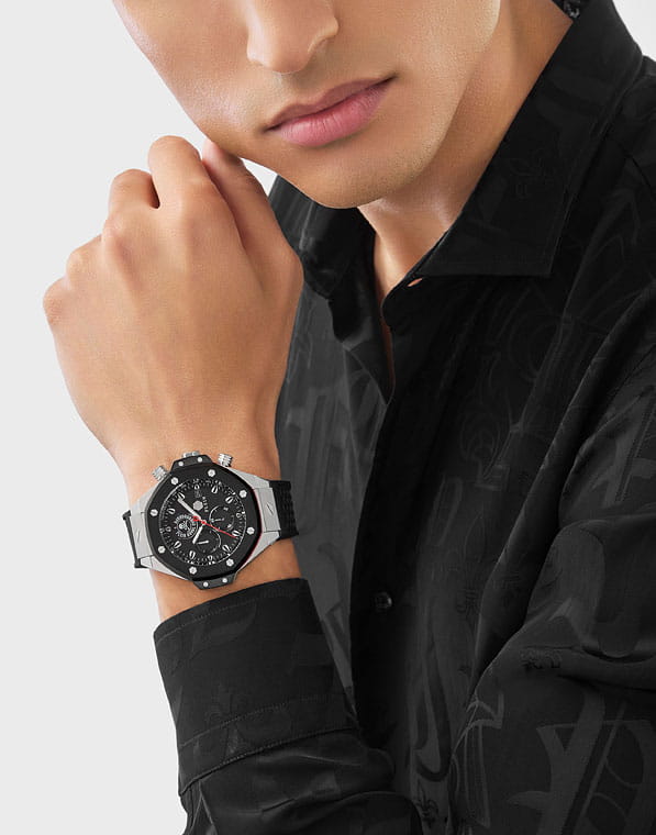 Оригинальные часы Philipp Plein Philipp Plein Plein Chrono Royal PWLFA0225 кварцевые калибр механизма seiko tmi общий вид