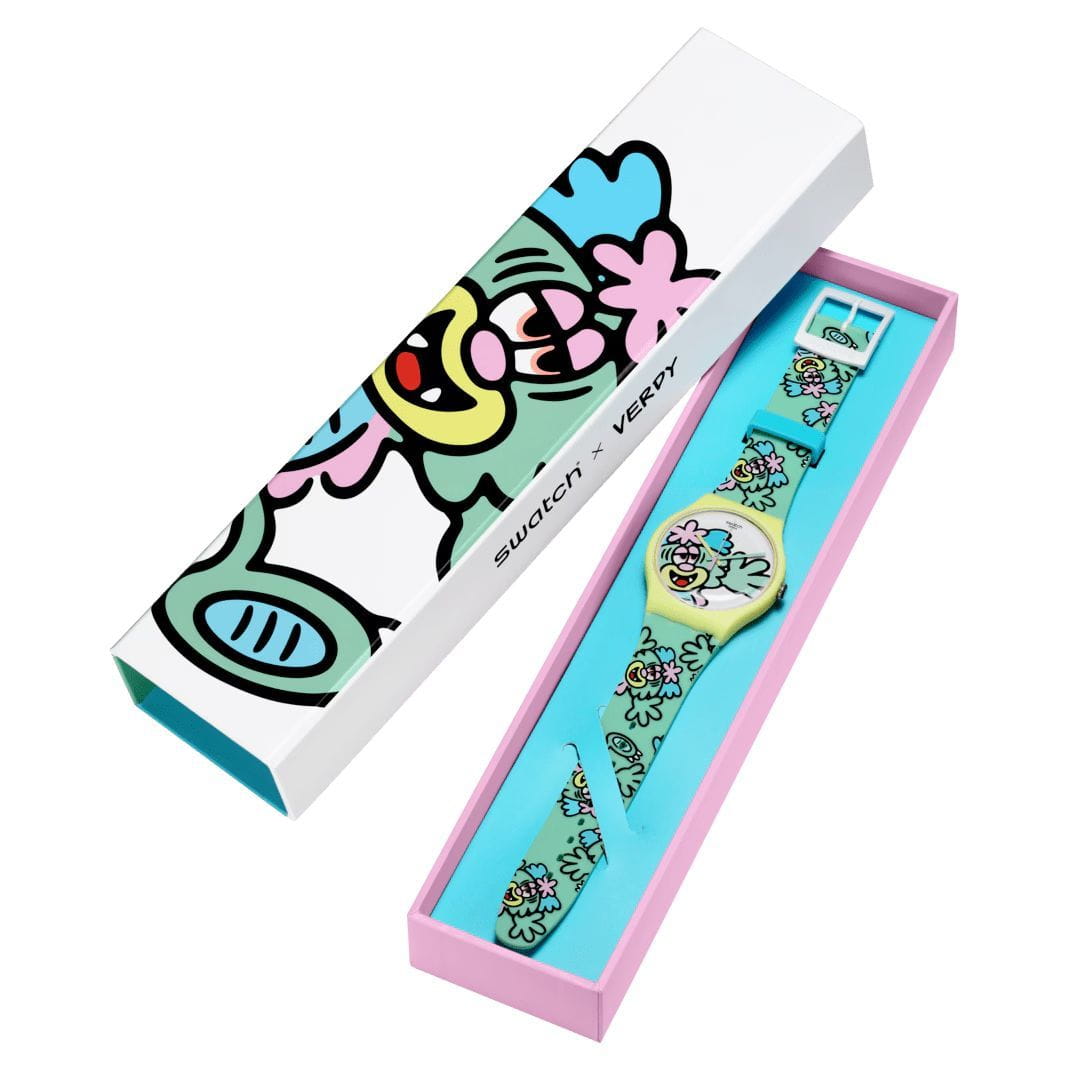 Swatch Swatch New Gent Biosourced SO29Z140 кварцевые мужские часы часы крупный план цветной циферблата