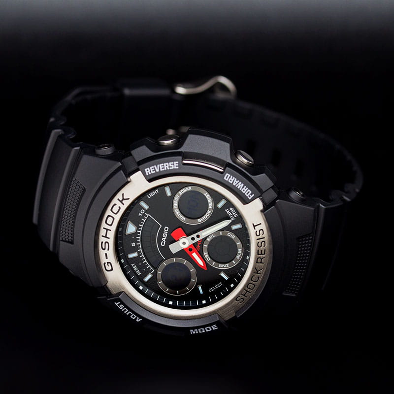 Casio Casio G-Shock AW-590-1ADR (AW-590-1A)  — детали корпуса и пластик