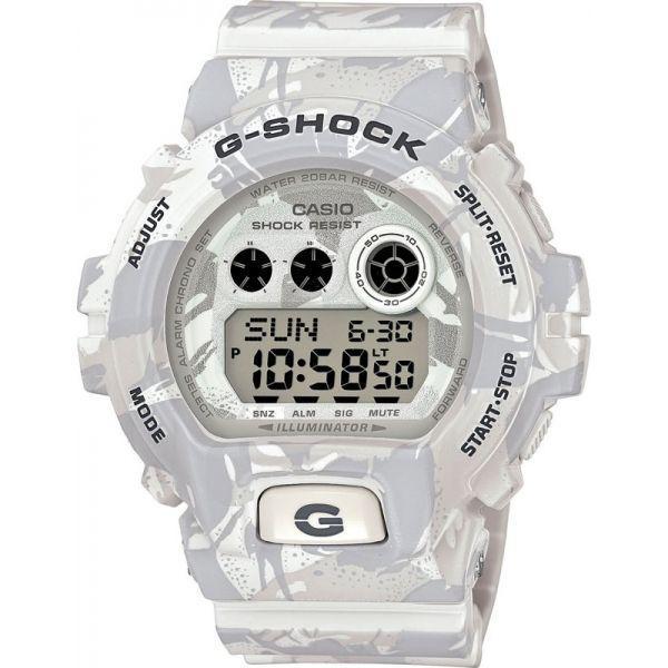 Casio Casio G-Shock GD-X6900MC-7E  GD-X6900MC-7E электронные мужские часы серый циферблат, браслет пластик — вид спереди