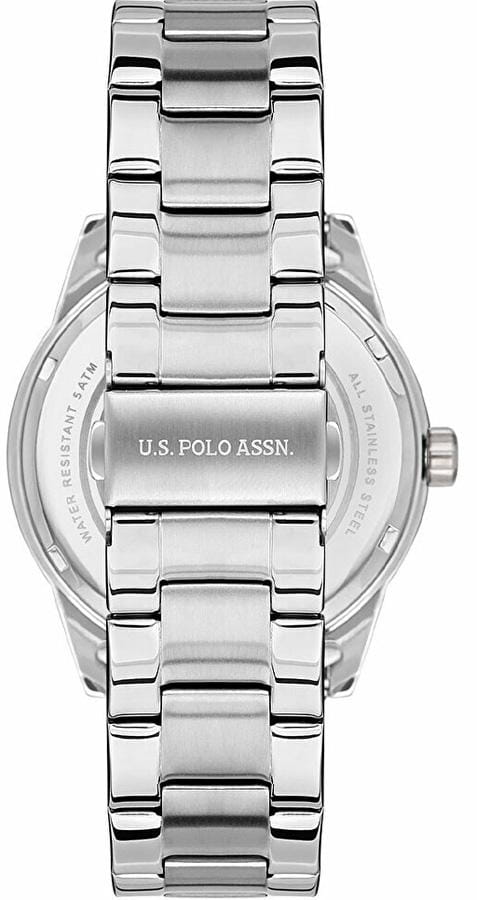 U.S. Polo Assn. U.S. Polo Assn. Fundamental USPA1042-05,  сша мужские часы на браслете нержавеющая сталь боковой вид