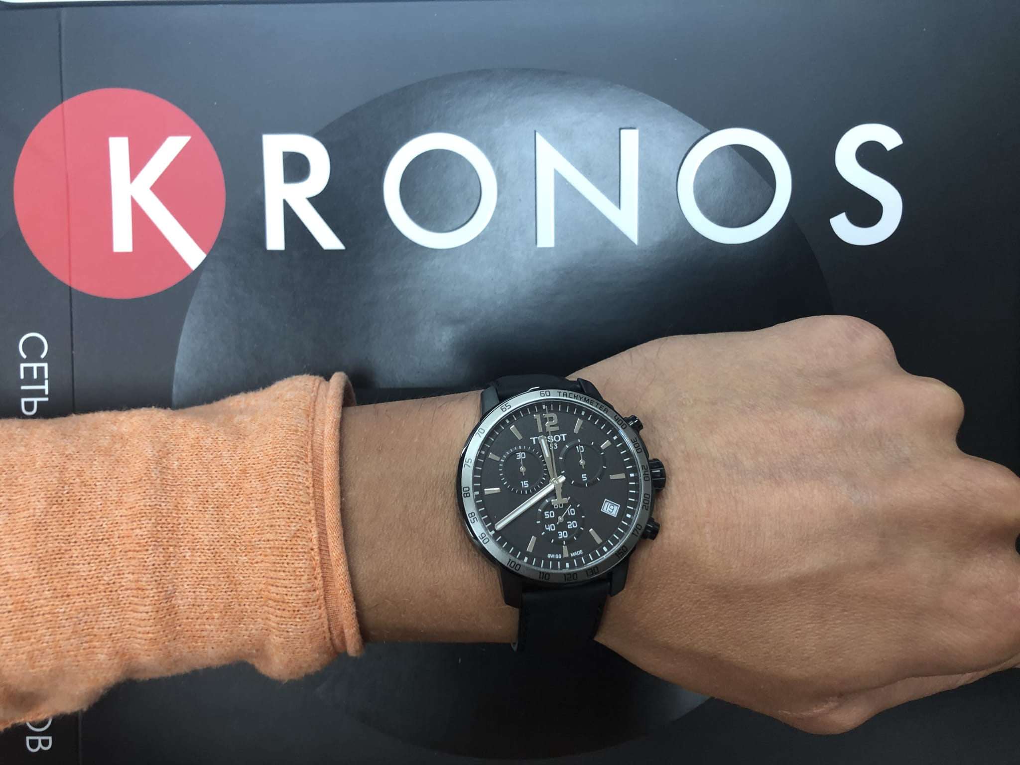 Tissot Tissot T-Sport Quickster T095.417.36.057.02 Quickster — детали корпуса и кожаный