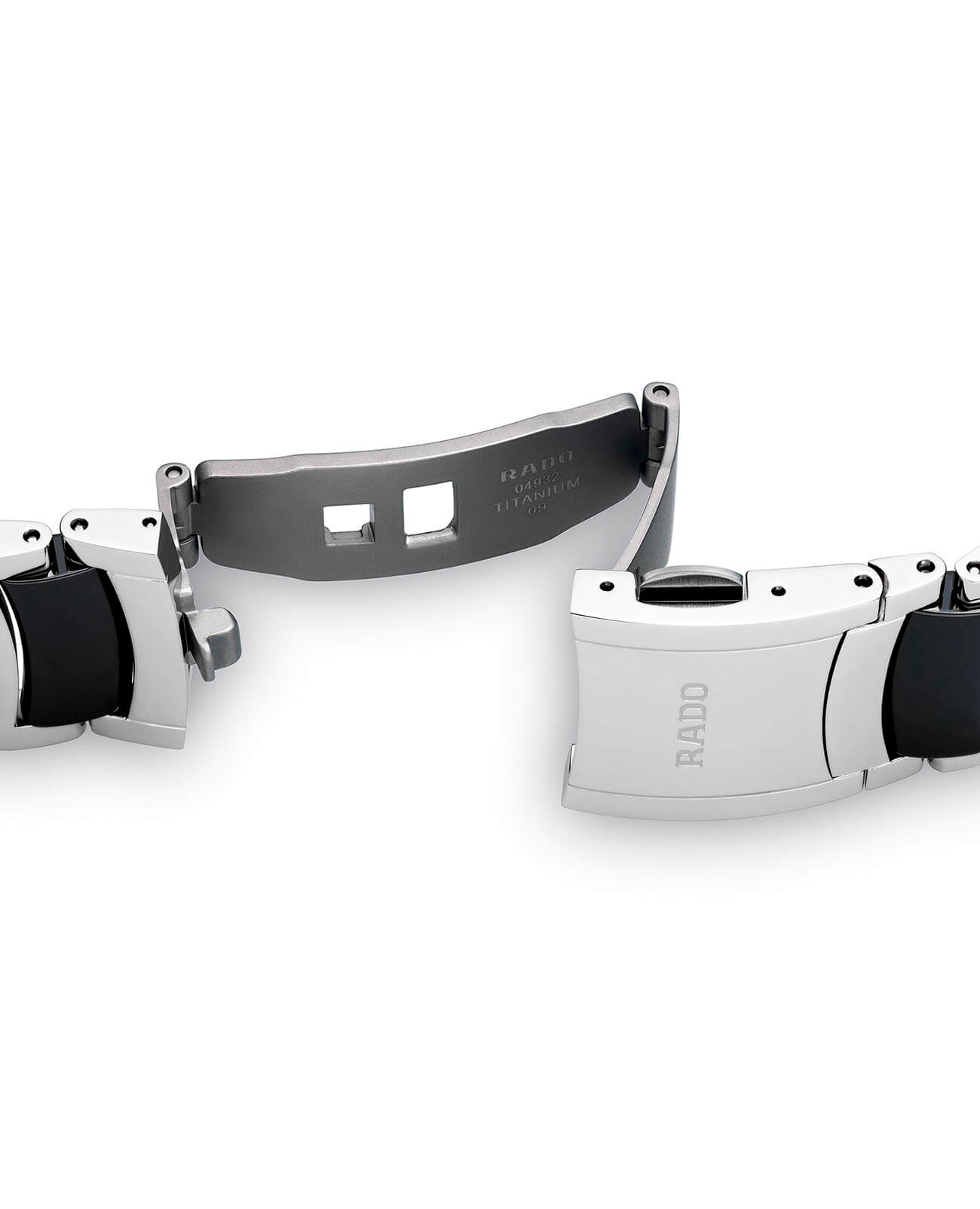 Rado Rado Centrix Automatic Diamonds R30941702, centrix швейцария мужские часы на браслете сталь + керамические вставки боковой вид