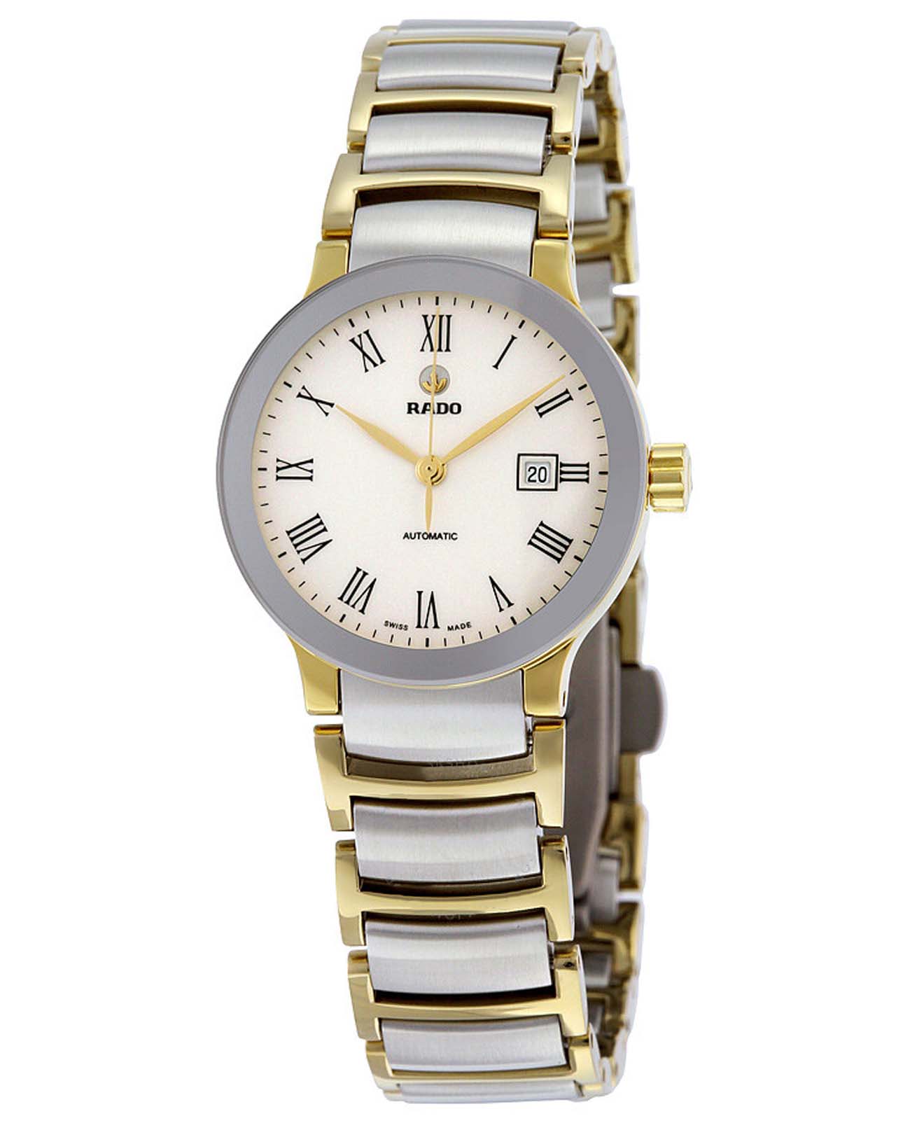 Rado Rado Centrix R30530013, centrix швейцария женские часы на браслете нержавеющая сталь с pvd-покрытием боковой вид