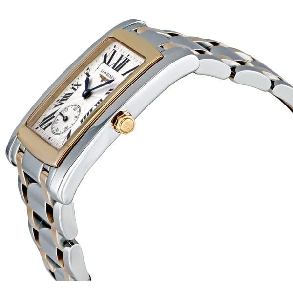 Longines Longines DolceVita L5.655.5.71.7, dolcevita швейцария женские часы на браслете нержавеющая сталь + золото 18к боковой вид