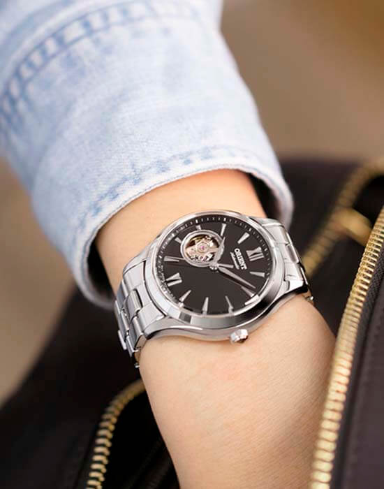 Orient Orient RA-AG0021B (RN-AG0021B)  - задняя крышка сталь металл корпуса, япония часы