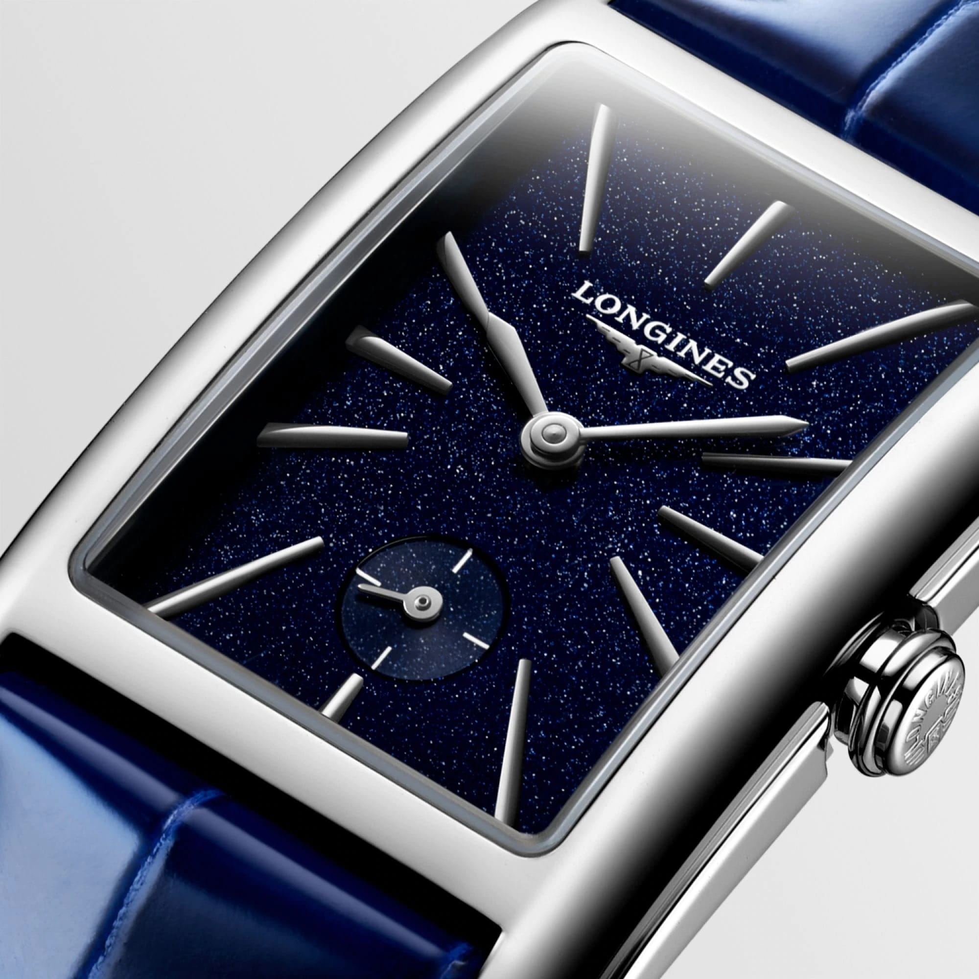Longines Longines DolceVita L5.512.4.93.2 женские часы синий циферблат на запястье