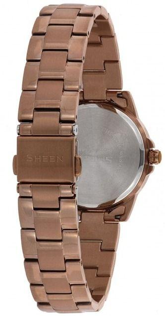 Casio Casio Sheen SHE-4512BR-9A , наручные женские часы фото под углом