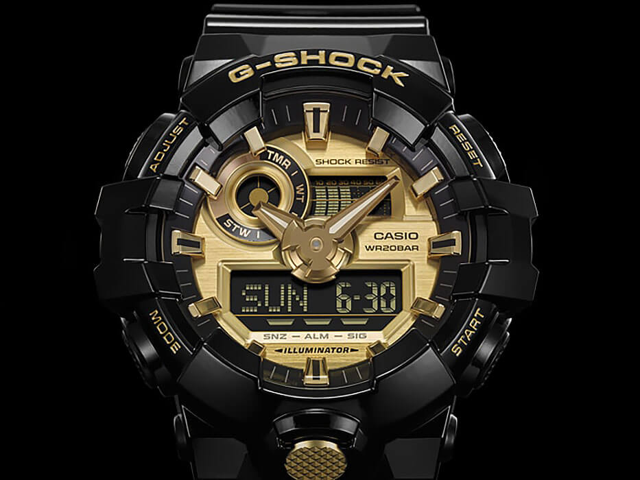Casio Casio G-Shock GA-710GB-1A GA - задняя крышка пластик корпуса, япония часы