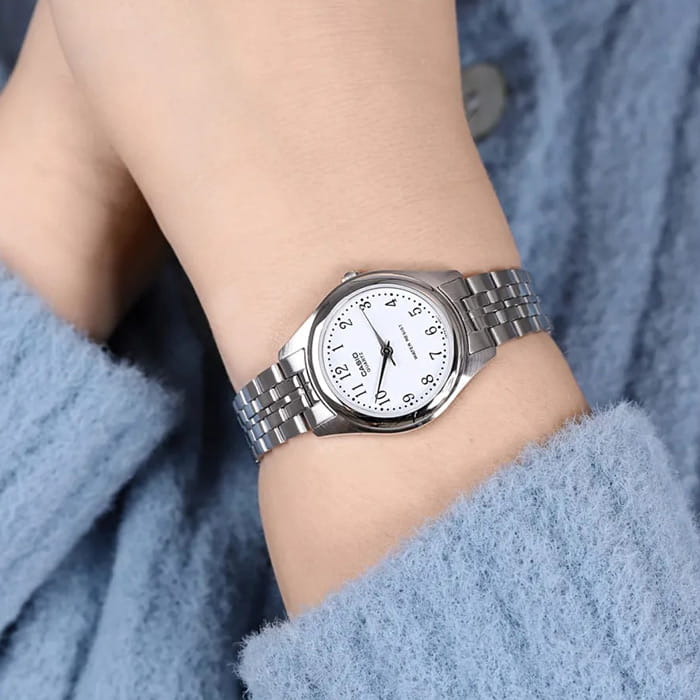 Casio Casio Collection LTP-1129A-7B , наручные женские часы фото под углом