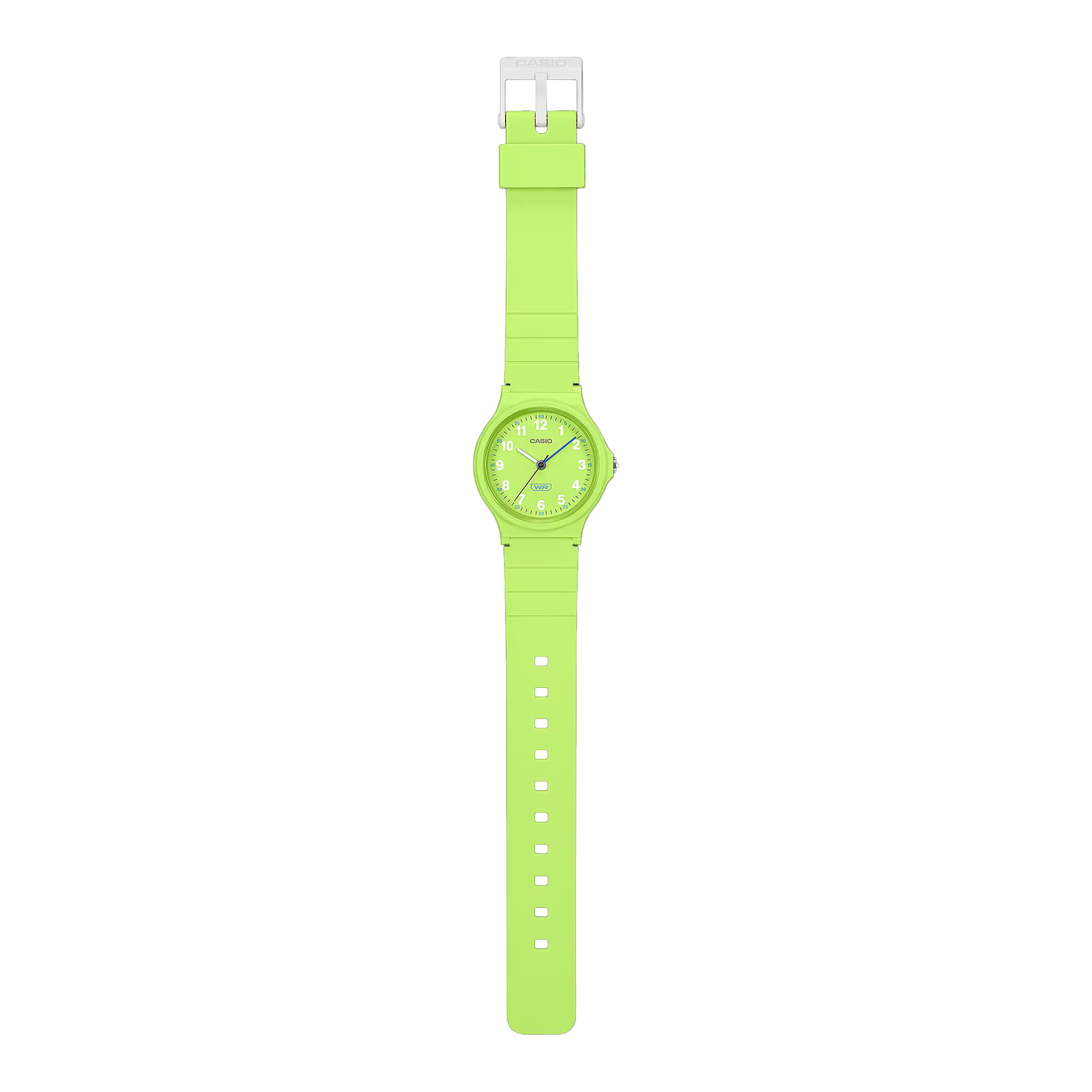 Casio Casio LQ-24B-3B, illuminator япония мужские часы на браслете пластик боковой вид
