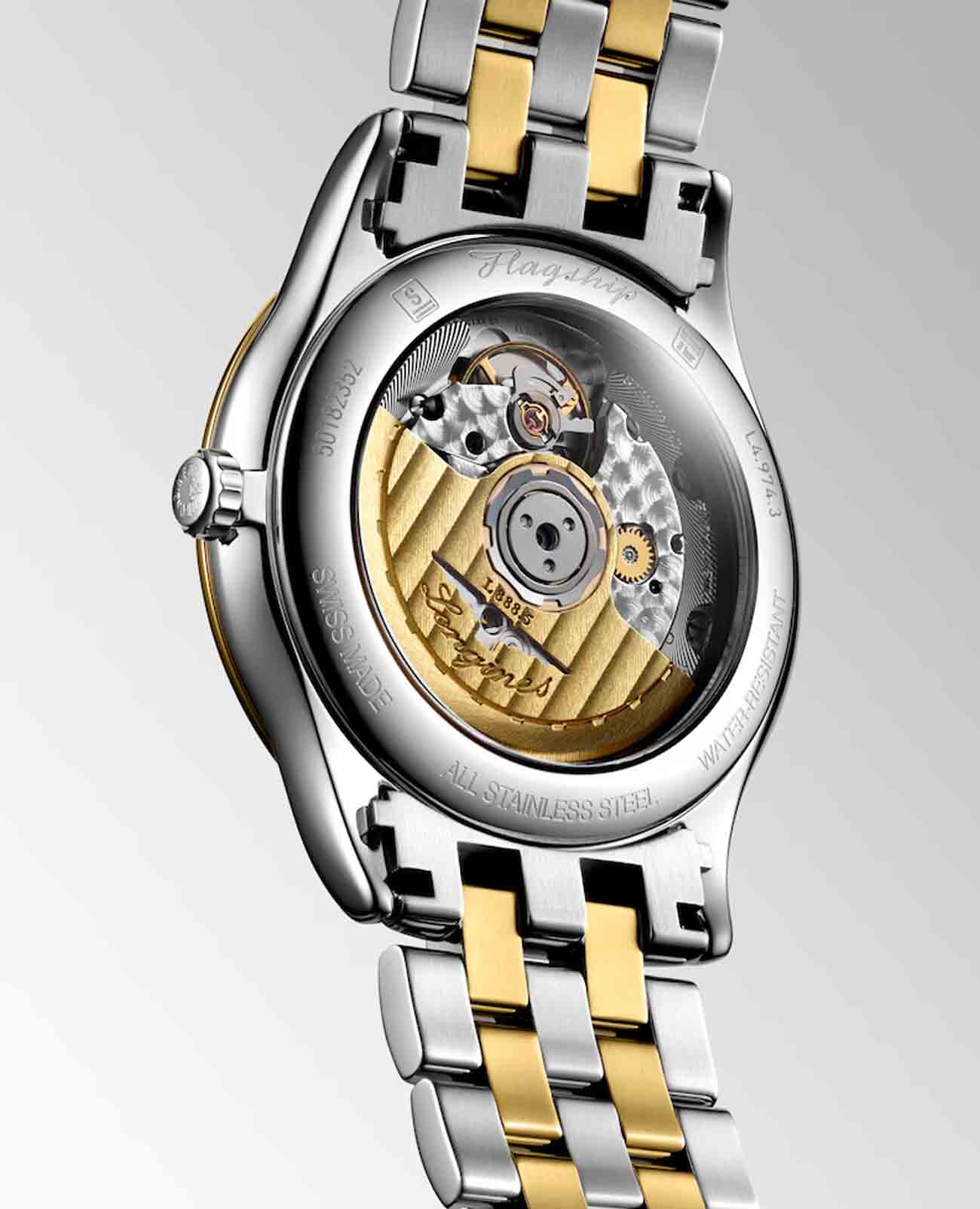 Longines Longines Flagship L4.974.3.37.7 , наручные женские часы фото под углом