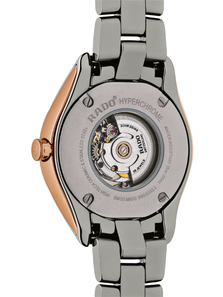 Rado Rado Hyperchrome Automatic Diamonds R32523702 Automatic, наручные женские часы фото под углом