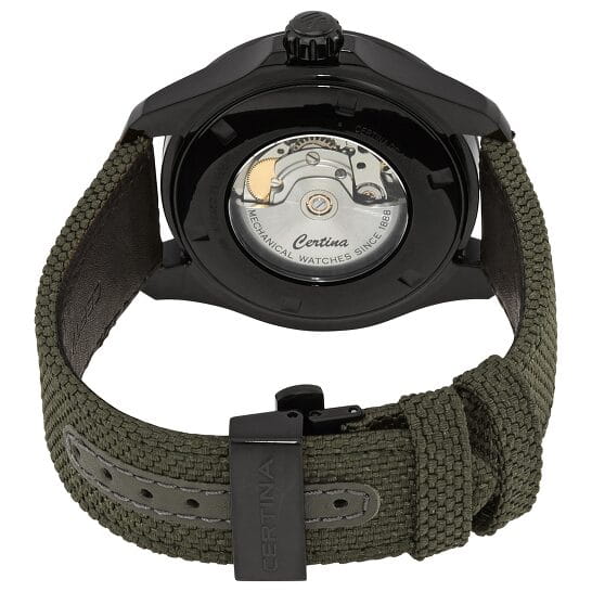 Certina Certina DS Action GMT C032.429.38.051.00,  швейцария мужские часы на браслете тканевый боковой вид