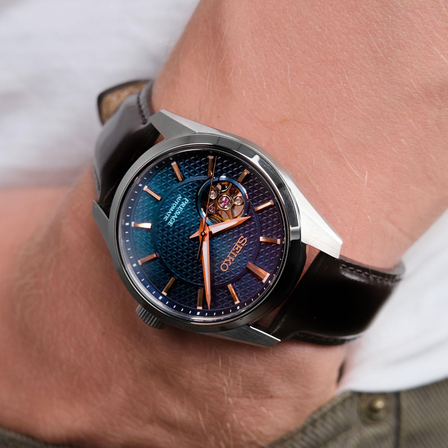 Seiko Seiko Presage Sharp Edged Series SPB311 Sharp Edged - задняя крышка металл сталь корпуса, япония часы