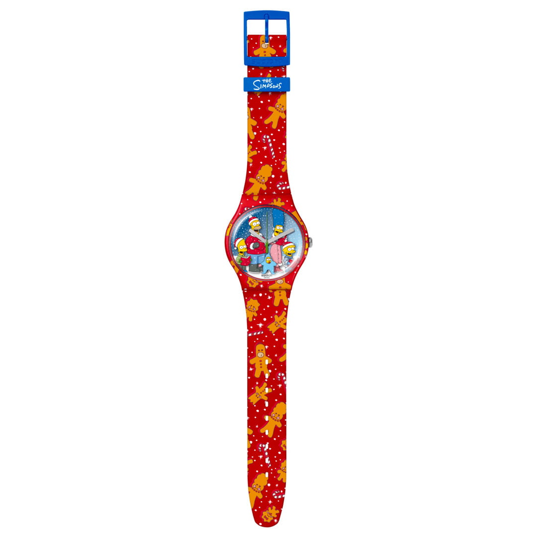 Swatch Swatch New Gent SUOZ361, gent швейцария мужские часы на браслете силикон боковой вид