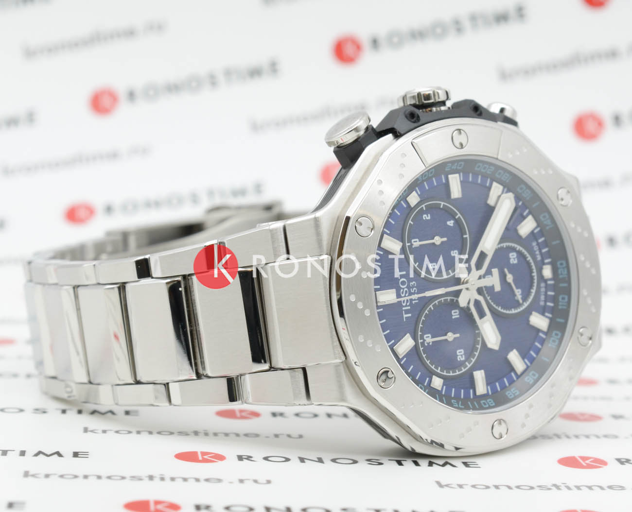 Tissot T1414171104100 мужские часы застежка крупным планом