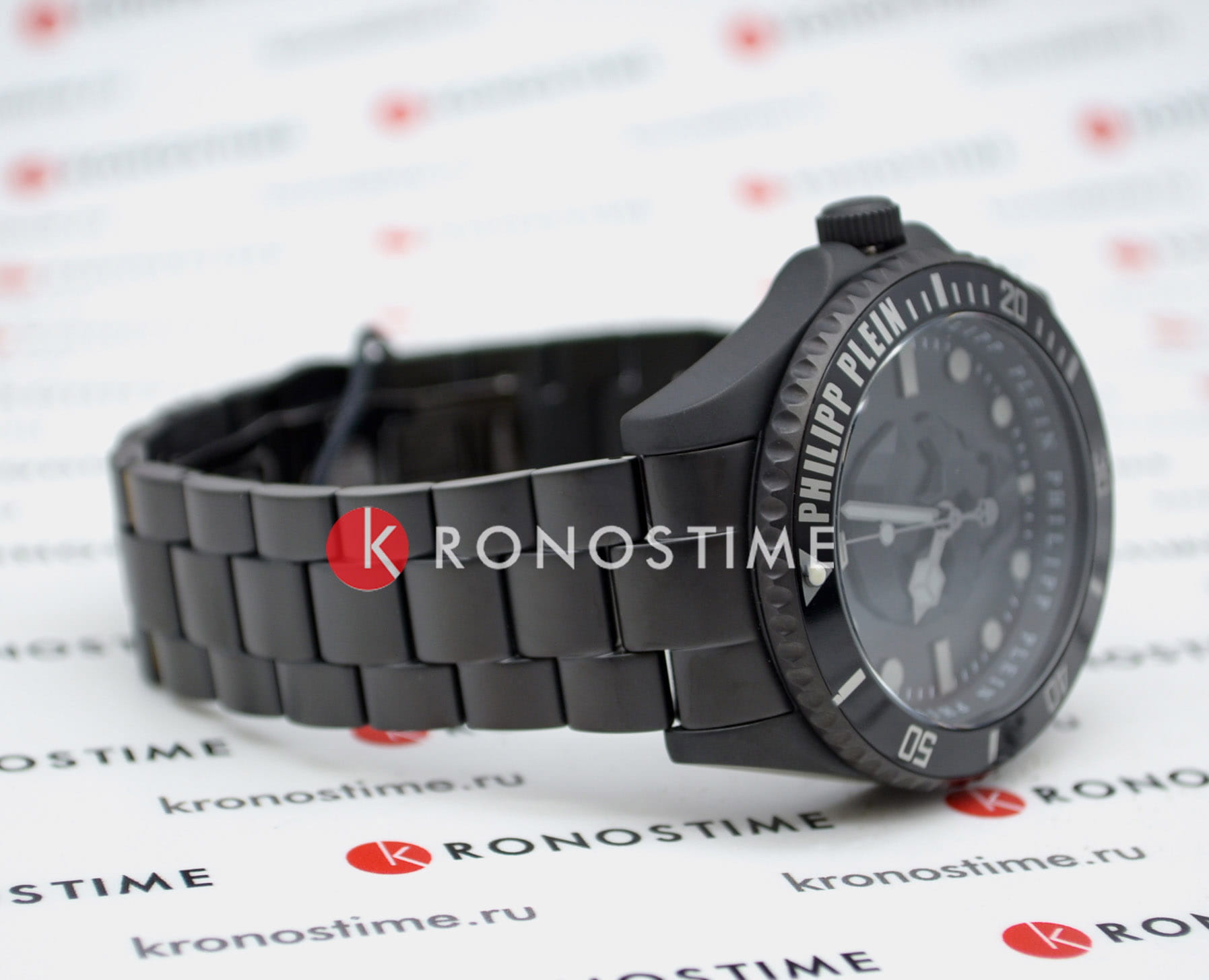 Philipp Plein Philipp Plein The Skull PWOAA0922  - задняя крышка металл сталь корпуса, германия часы