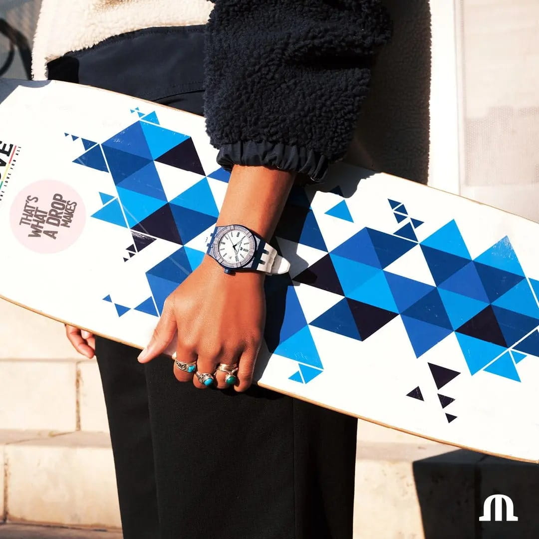 Maurice Lacroix Maurice Lacroix Aikon Tide AI2008-BBB11-300-0 мужские часы белый циферблат на запястье