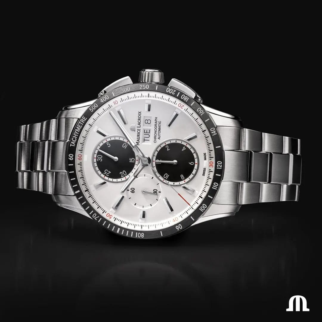 Maurice Lacroix Maurice Lacroix Pontos Chronograph 43mm PT6038-SSL2H-130-A , наручные мужские часы фото под углом