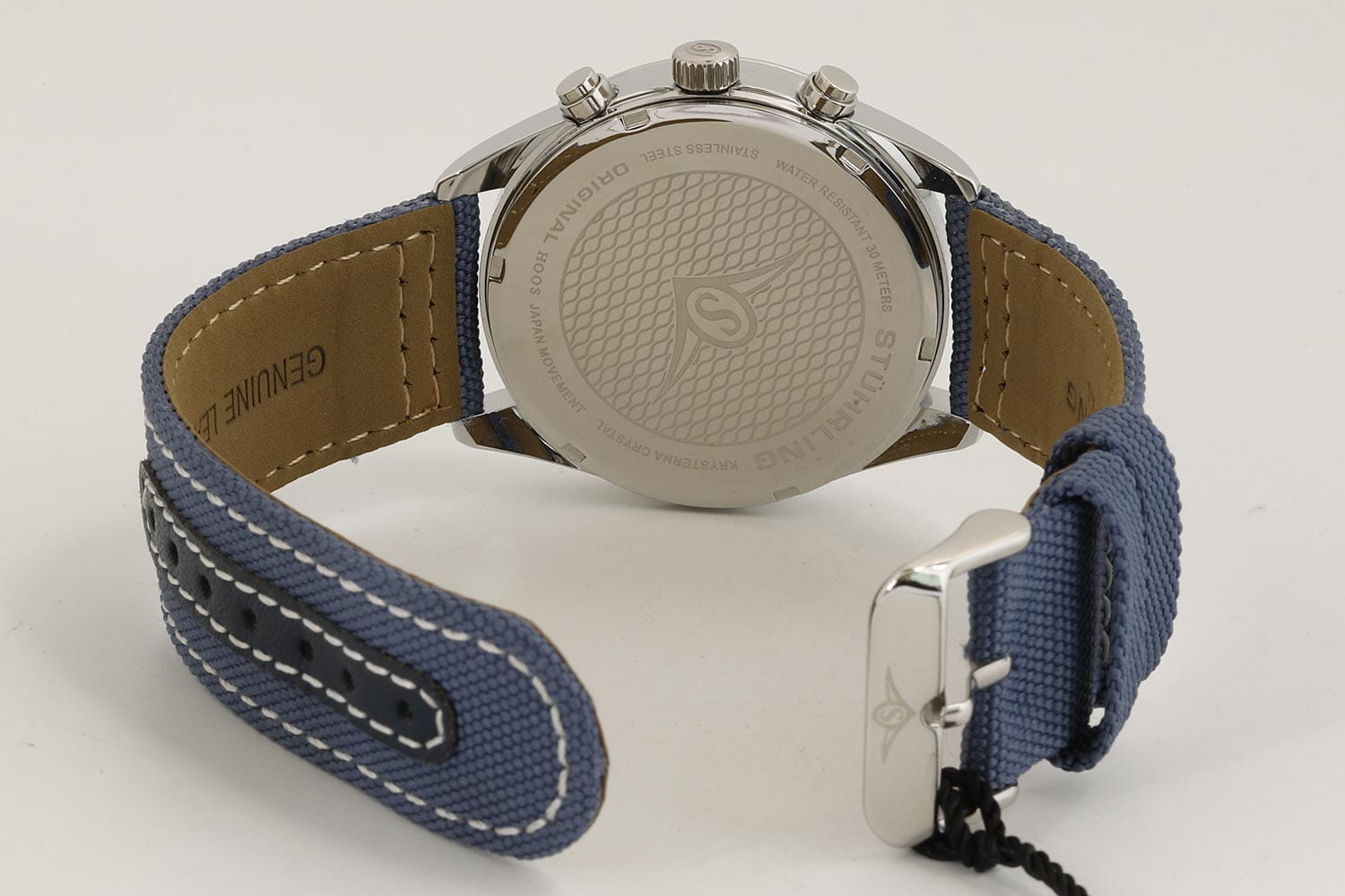 Оригинальные часы Stuhrling Stuhrling Aviator 4001.4 кварцевые калибр механизма  общий вид